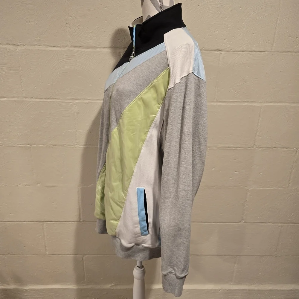NIKE AIR JORDAN JUMP MAN JACKET MENS XXL TRACK WORLD COLORBLOCK RETRO 90's.